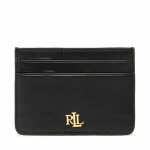 Bankkártya tartó Lauren Ralph Lauren Slim Card 432876732001 Fekete kép