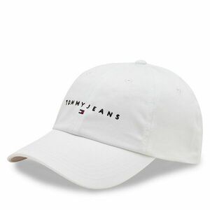 Baseball sapka Tommy Jeans Tjm Linear Logo 6-Panel Cap AM0AM12894 Fehér kép