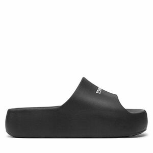 Papucs Tommy Jeans Tjw Chunky Flatform Slide EN0EN02586 Fekete kép