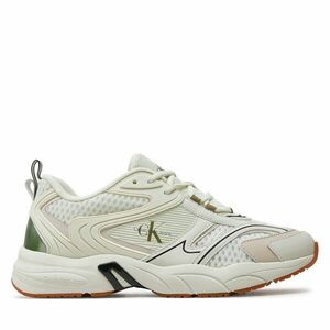 Sportcipők Calvin Klein Jeans Retro Tennis Low Mix Ml Met YM0YM00931 Ekru kép