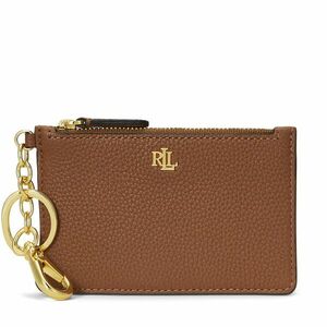 Bankkártya tartó Lauren Ralph Lauren Zip Card Cas 432947628002 Barna kép