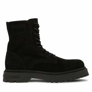 Bakancs Tommy Jeans Tjm Casual Boot Suede EM0EM01336 Fekete kép