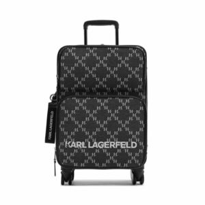 Kabinbőrönd KARL LAGERFELD K/Monogram Jkrd 2.0 Trolley 236W3024 Szürke kép