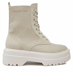 Bakancs Tommy Hilfiger Feminine Essential Canvas FW0FW07357 Bézs kép