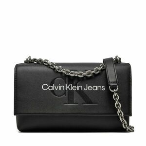 Táska Calvin Klein Jeans Sculpted Ew Flat W/Chain25 Mono K60K612221 Fekete kép