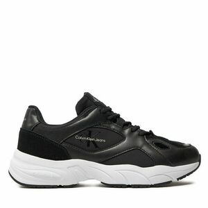 Sportcipők Calvin Klein Jeans Retro Tennis Low Lace Mix Ml YW0YW01528 Fekete kép