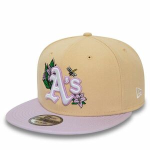 Baseball sapka New Era Mlb Floral 950 Athletics 60503502 Bézs kép