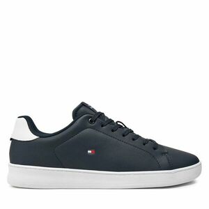 Sportcipők Tommy Hilfiger Court Cupsole Leather Flag FM0FM05451 Sötétkék kép