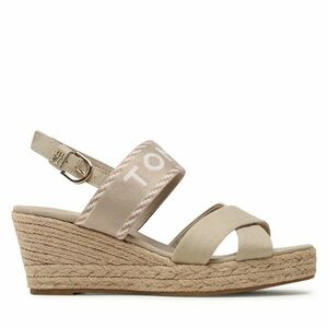 Espadrilles Tommy Hilfiger Seasonal Webbing Mid Wedge FW0FW07091 Bézs kép