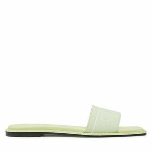 Papucs Calvin Klein Squared Flat Slide He HW0HW00817 Zöld kép