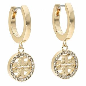 Fülbevaló Tory Burch Miller Pave Hoop Earring 87041 Arany kép