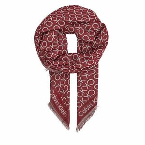 Kendő Calvin Klein Monogram Jacquard Scarf 130X130 K60K608779 Piros kép