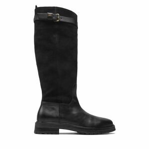 Lovaglócsizma Tommy Hilfiger Casual Essential Belt Longboot FW0FW07480 Fekete kép