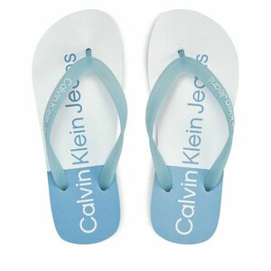 Flip-flops Calvin Klein Jeans Beach Sandal Flatform Monologo YW0YW01617 Kék kép