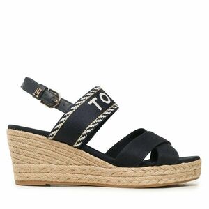 Espadrilles Tommy Hilfiger Seasonal Webbing Mid Wedge FW0FW07091 Sötétkék kép