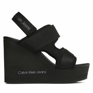 Szandál Calvin Klein Jeans Wedge Sandal Webbing YW0YW01073 Fekete kép