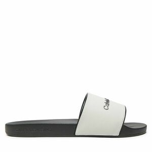 Papucs Calvin Klein Jeans Slide Institutional YM0YM01019 Fehér kép