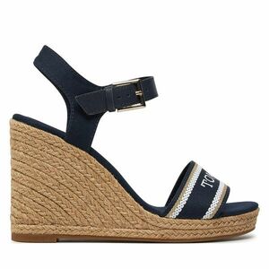 Espadrilles Tommy Hilfiger Mono Webbing High Wedge Sandal FW0FW08046 Sötétkék kép