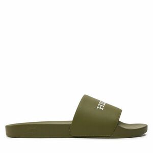 Papucs Tommy Hilfiger Hilfiger Raised Pool Slide FM0FM05022 Zöld kép