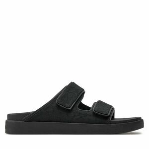 Papucs Calvin Klein Flat Adj Slide Mono Jacq HW0HW01955 Fekete kép