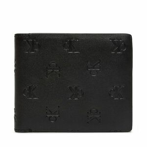 Nagyméretű férfi pénztárca Calvin Klein Jeans Aop Emboss Bifold W/Coin K50K512064 Fekete kép