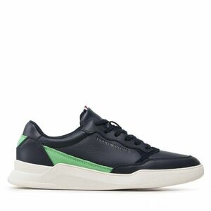 Sportcipők Tommy Hilfiger Elevated Cupsole Leather FM0FM04490 Sötétkék kép