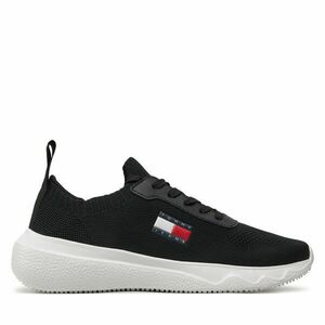 Sportcipők Tommy Jeans Tjw Knit Runner EN0EN02564 Fekete kép