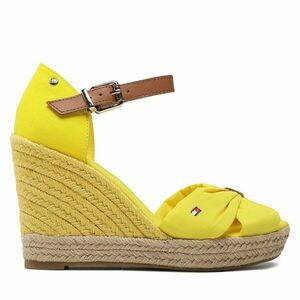 Espadrilles Tommy Hilfiger Basic Open Toe High Wedge FW0FW04784 Sárga kép