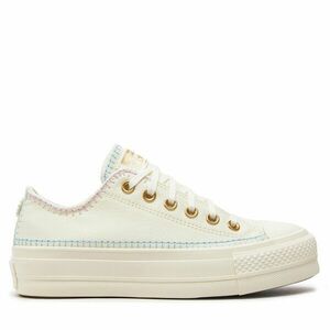 Tornacipő Converse Chuck Taylor All Star Lift Platform Crafted Stitching A08732C Bézs kép