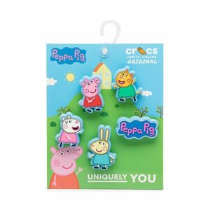 Cipő dekoráció Crocs Jibbitz Peppa Pig 5 Pack 10010006 Kék kép