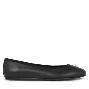 Balerina Tommy Hilfiger Th Leather Ballerina FW0FW07712 Fekete kép