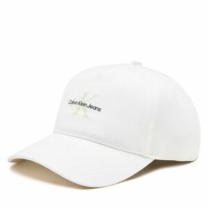 Baseball sapka Calvin Klein Jeans Mono Logo Print Cap K50K512140 Fehér kép