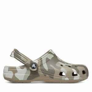 Papucs Crocs Classic Printed Camo Clog 206454 Bézs kép