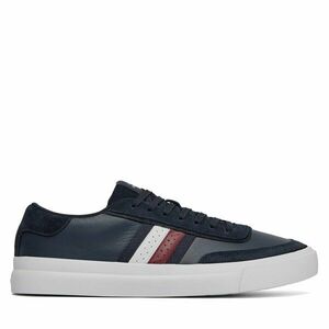 Sportcipők Tommy Hilfiger Th Cupset Rwb Lth FM0FM04975 Sötétkék kép