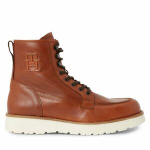 Csizma Tommy Hilfiger Th American Warm Leather Boot FM0FM04668 Barna kép