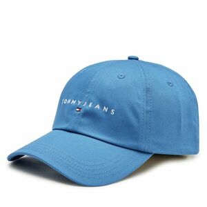 Baseball sapka Tommy Jeans Tjm Linear Logo 6-Panel Cap AM0AM12894 Kék kép