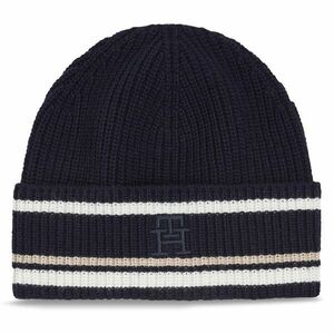 Sapka Tommy Hilfiger Th Monogram Beanie AM0AM11503 Sötétkék kép