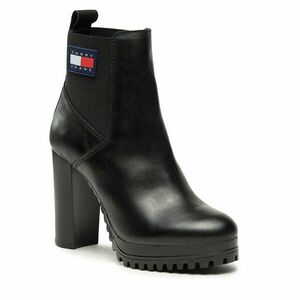 Bokacsizma Tommy Jeans Tjw New Ess High Heel Boot EN0EN02439 Fekete kép