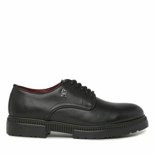 Félcipő Tommy Hilfiger Comfort Cleated Termo Lth Shoe FM0FM04647 Fekete kép