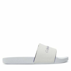 Papucs Calvin Klein Jeans Slide Instituitional Mtr YW0YW01508 Fehér kép