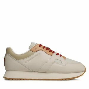 Sportcipők Calvin Klein Jeans Retro Runner Fluo Contrast YM0YM00619 Bézs kép