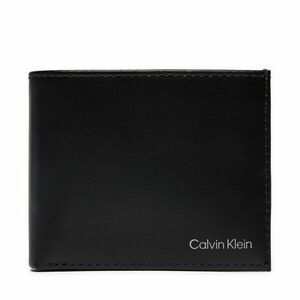 Nagyméretű férfi pénztárca Calvin Klein Ck Smooth Bifold 5Cc W/Coin K50K512076 Fekete kép