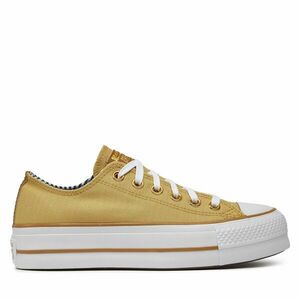 Tornacipő Converse Chuck Taylor All Star Lift Platform Herringbone Stripe A08109C Sárga kép