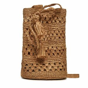 Táska Manebi Handcrafted Raffia Beach Bucket Weaving V 2.2 AO Barna kép