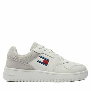 Sportcipők Tommy Jeans Retro Basket Mix Media EN0EN02653 Fehér kép