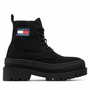 Bakancs Tommy Jeans Foxing Boot EN0EN01903 Fekete kép