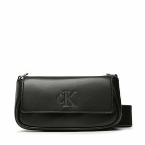 Táska Calvin Klein Jeans Sleek Ew Flap Conv Sb20 Solid K60K610319 Fekete kép