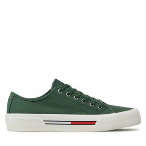 Teniszcipő Tommy Jeans Canvas Sneaker EM0EM01299 Zöld kép