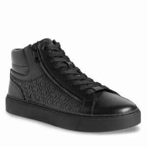 Sportcipők Calvin Klein High Top Lace Up W/Zip Mono HM0HM01180 Fekete kép