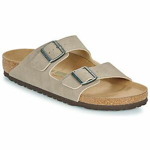 Papucsok Birkenstock Arizona SYN DesDust GrTaupe/Brown VEG kép